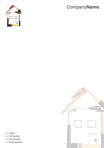 Great Looking Handyman Letterhead Artwork and Design Ref: BA002