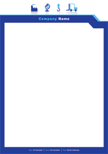 Moving your business forward with this cool letterhead Design Ref: BA006