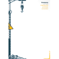 Matching Letterhead Design for Builders and Associated Trades Online Ref: BA001